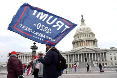 Imágenes del asalto al Capitolio de Estados Unidos.