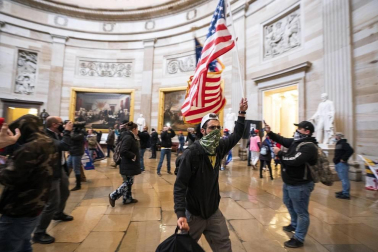 Imágenes del asalto al Capitolio de Estados Unidos.