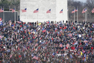 Imágenes del asalto al Capitolio de Estados Unidos.