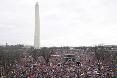 Imágenes del asalto al Capitolio de Estados Unidos.