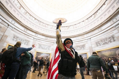 Imágenes del asalto al Capitolio de Estados Unidos.