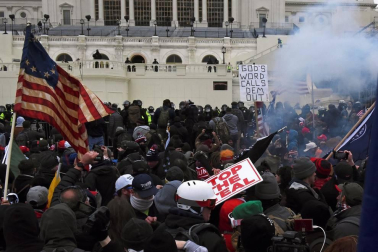 Imágenes del asalto al Capitolio de Estados Unidos.