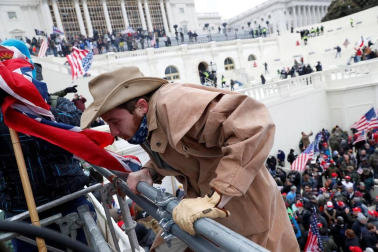 Imágenes del asalto al Capitolio de Estados Unidos.