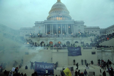 Imágenes del asalto al Capitolio de Estados Unidos.