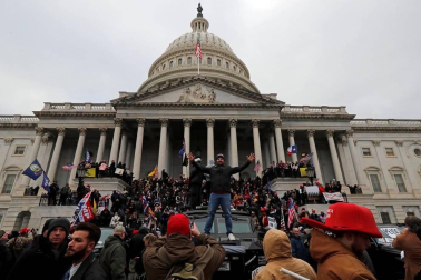 Imágenes del asalto al Capitolio de Estados Unidos.