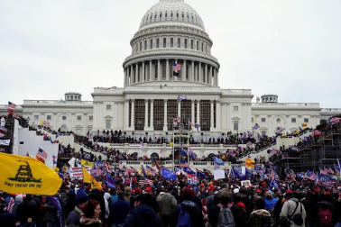 Imágenes del asalto al Capitolio de Estados Unidos.