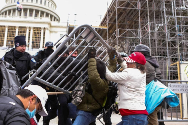 Imágenes del asalto al Capitolio de Estados Unidos.