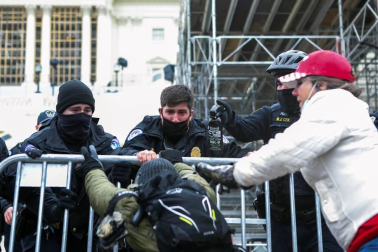 Imágenes del asalto al Capitolio de Estados Unidos.