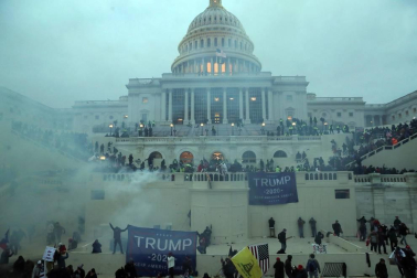 Imágenes del asalto al Capitolio de Estados Unidos.
