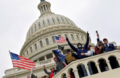 Imágenes del asalto al Capitolio de Estados Unidos.