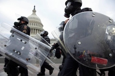 Imágenes del asalto al Capitolio de Estados Unidos.