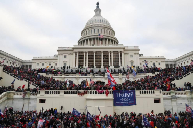 Imágenes del asalto al Capitolio de Estados Unidos.