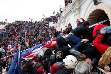 Imágenes del asalto al Capitolio de Estados Unidos.