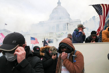 Imágenes del asalto al Capitolio de Estados Unidos.