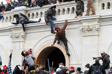 Imágenes del asalto al Capitolio de Estados Unidos.