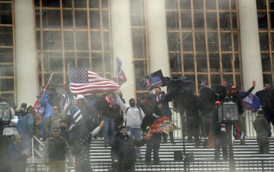 Imágenes del asalto al Capitolio de Estados Unidos.