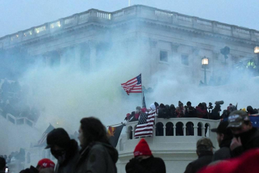 Imágenes del asalto al Capitolio de Estados Unidos.