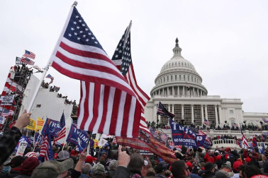 Imágenes del asalto al Capitolio de Estados Unidos.