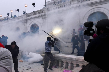 Imágenes del asalto al Capitolio de Estados Unidos.