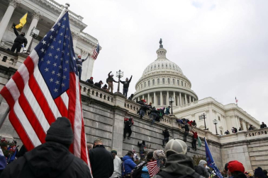 Imágenes del asalto al Capitolio de Estados Unidos.