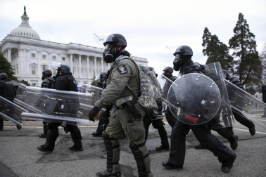 Imágenes del asalto al Capitolio de Estados Unidos.