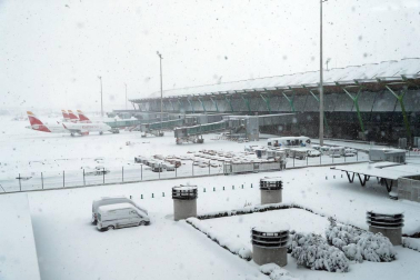 La Comunidad de Madrid ha despertado este sábado cubierta con una espesa manta de nieve que impide la movilidad en buena parte de la región, incluida la capital.