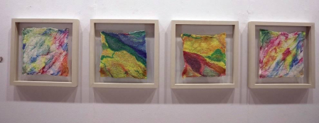 La artista pamplonesa estará hasta el 14 de marzo con su nueva exposición en la Ciudadela