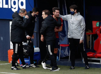 Imágenes del partido que enfrenta a Osasuna y Granada en El Sadar.