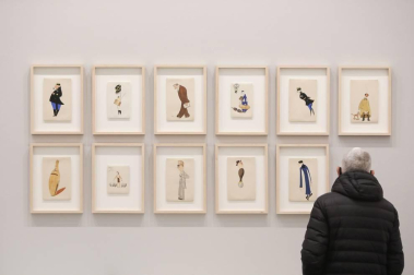 Este martes ha abierto sus puertas en el Museo de Navarra la exposición 'Gerardo Lizarraga. Artista en el exilio', que recoge una colección de cerca de 80 dibujos y caricaturas que el artista navarro realizó durante sus años de encierro en los campos de Argelès-sur-Mer, Agde y Clermont Ferrand (Francia).