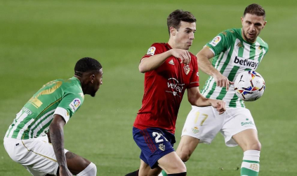 Galería de fotos del partido entre Betis y Osasuna, que ha finalizado con victoria verdiblanca (1-0).