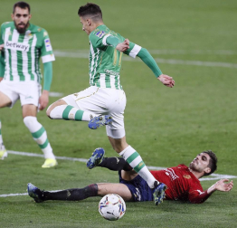 Galería de fotos del partido entre Betis y Osasuna, que ha finalizado con victoria verdiblanca (1-0).