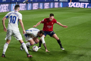 Imágenes del partido entre Osasuna y Eibar disputado en El Sadar.