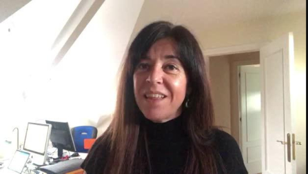 Marta Borruel, este jueves en el Club de Lectura de Diario de Navarra