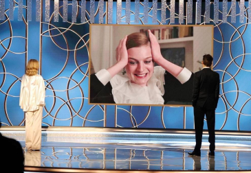 La 78ª edición de los premios Globos de Oro se entregó de forma virtual, con los nominados en sus casas.