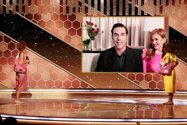La 78ª edición de los premios Globos de Oro se entregó de forma virtual, con los nominados en sus casas.
