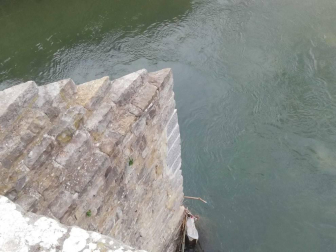 ASí ha quedado la restauración del Puente de Santa Engracia de Pamplona.