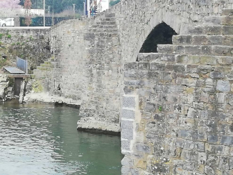 ASí ha quedado la restauración del Puente de Santa Engracia de Pamplona.