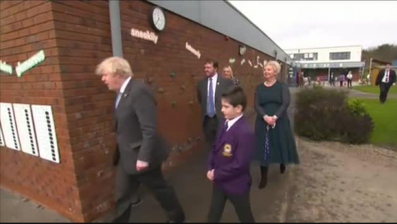 Boris Johnson, feliz, tras perder peso