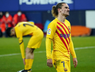 Imágenes del partido entre Osasuna y Barcelona disputado en El Sadar.