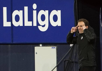 Imágenes del partido entre Osasuna y Barcelona disputado en El Sadar.