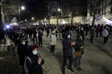 Las instituciones y diferentes colectivos de Navarra han organizado este lunes, 8 de marzo, diferentes actos para celebrar el Día Internacional de la Mujer.