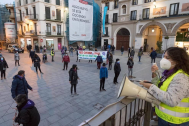 Las instituciones y diferentes colectivos de Navarra han organizado este lunes, 8 de marzo, diferentes actos para celebrar el Día Internacional de la Mujer.