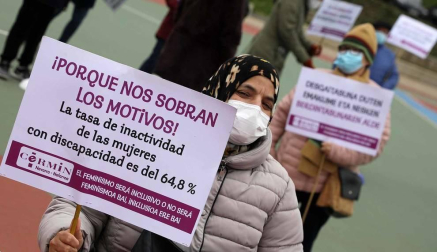 Las instituciones y diferentes colectivos de Navarra han organizado este lunes, 8 de marzo, diferentes actos para celebrar el Día Internacional de la Mujer.