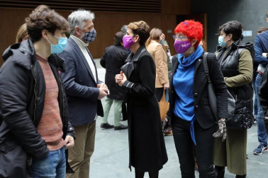 Las instituciones y diferentes colectivos de Navarra han organizado este lunes, 8 de marzo, diferentes actos para celebrar el Día Internacional de la Mujer.