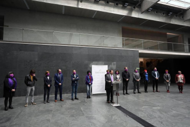Las instituciones y diferentes colectivos de Navarra han organizado este lunes, 8 de marzo, diferentes actos para celebrar el Día Internacional de la Mujer.