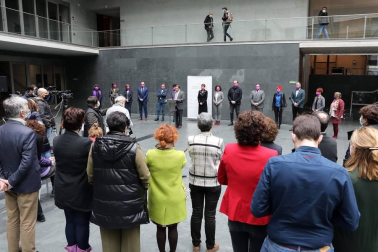 Las instituciones y diferentes colectivos de Navarra han organizado este lunes, 8 de marzo, diferentes actos para celebrar el Día Internacional de la Mujer.