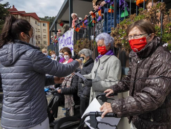 Las instituciones y diferentes colectivos de Navarra han organizado este lunes, 8 de marzo, diferentes actos para celebrar el Día Internacional de la Mujer.