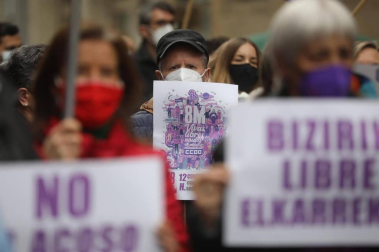 Las instituciones y diferentes colectivos de Navarra han organizado este lunes, 8 de marzo, diferentes actos para celebrar el Día Internacional de la Mujer.