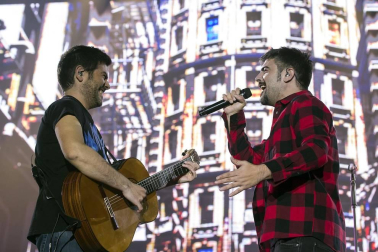 Los hermanos Muñoz actuaron ante el público navarro el viernes 15 de noviembre.