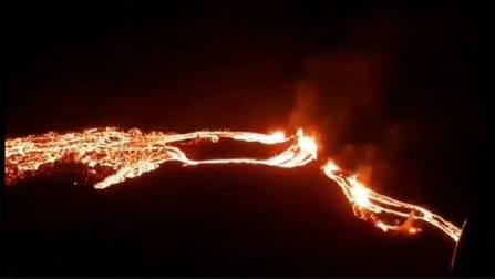 Entra en erupción un volcán situado a 30 kilómetros de la capital de Islandia